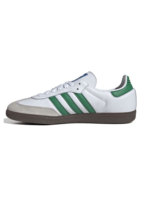 Adidas Samba OG Shoes White Green Women ADIDAS ORIGINALS | Sneakers | IG1024-